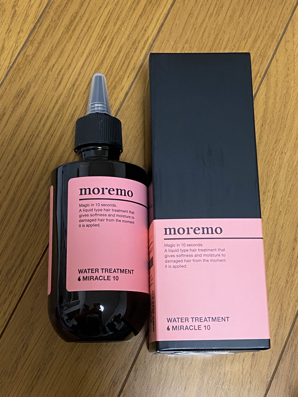 ウォータートリートメントミラクル10/moremo/洗い流すヘアトリートメントを使ったクチコミ（1枚目）