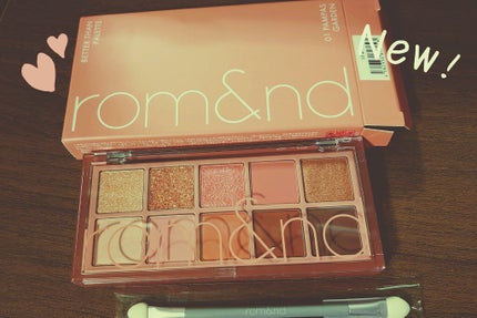 ベターザンパレット/rom&nd/アイシャドウパレットを使ったクチコミ(1枚目)