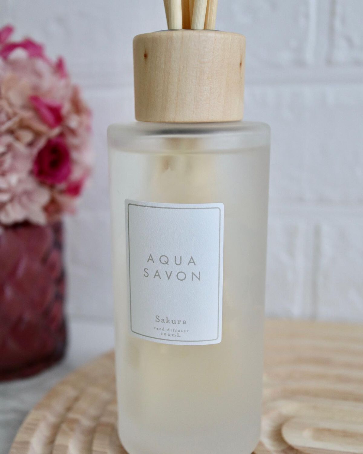 gura＠フォロバ100のクチコミ「アクア シャボン 
リードディフューザー サクラフローラルの香り
サクラフローラルの香り エア.....」（3枚目）