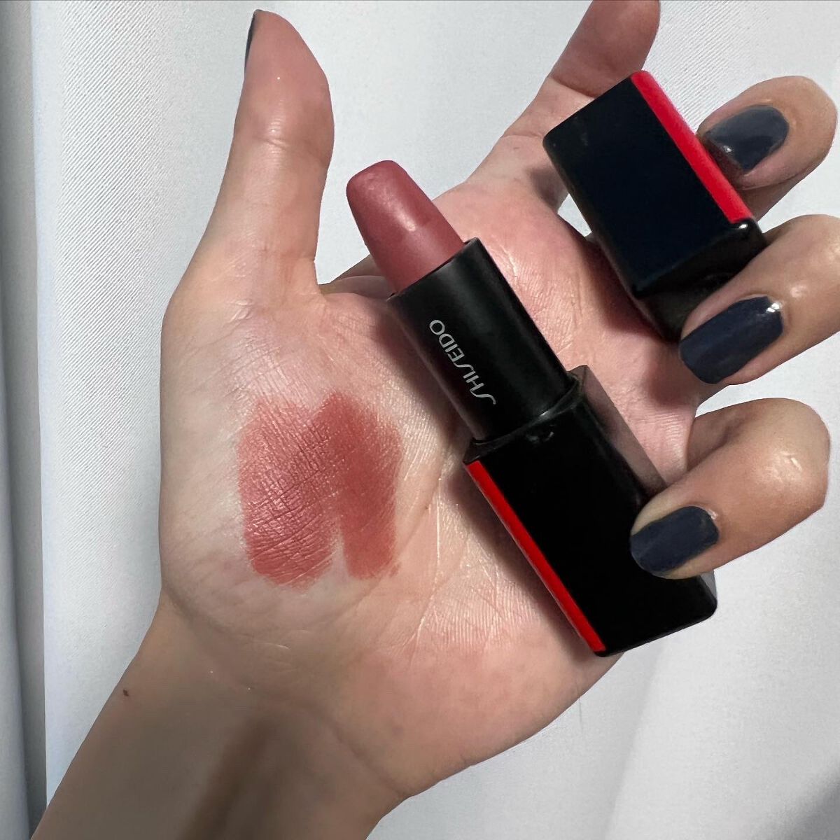 モダンマット パウダーリップスティック/SHISEIDO/口紅を使ったクチコミ(6枚目)