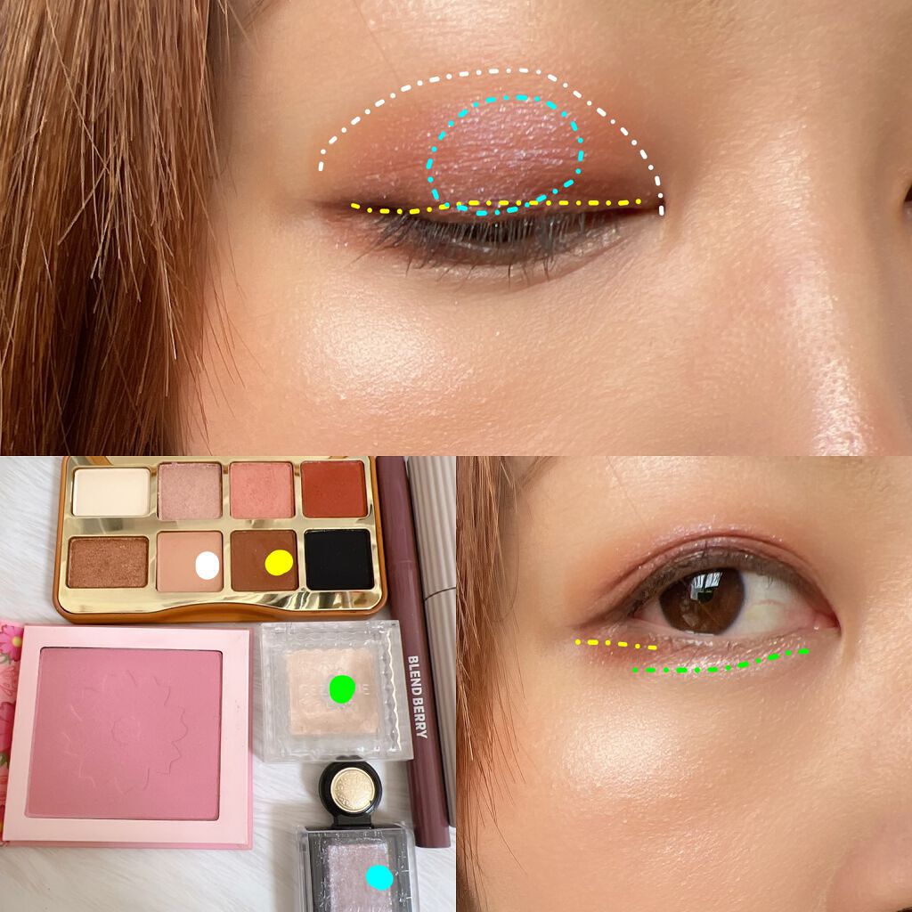 シングルカラーアイシャドウ/CEZANNE/単色アイシャドウを使ったクチコミ(2枚目)