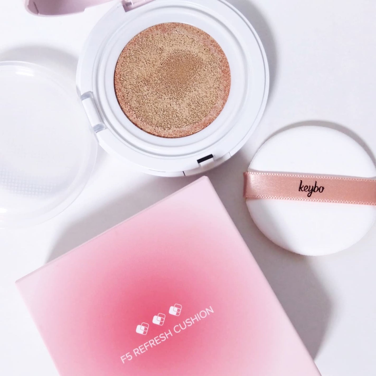 F5 リフレッシュクッション/keybo/クッションファンデーションを使ったクチコミ(1枚目)