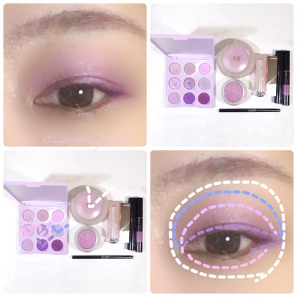 Lilac You A Lot Shadow Palette/ColourPop/アイシャドウパレットを使ったクチコミ(7枚目)