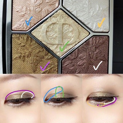 【旧】サンク クルール クチュール/Dior/アイシャドウパレットを使ったクチコミ(7枚目)