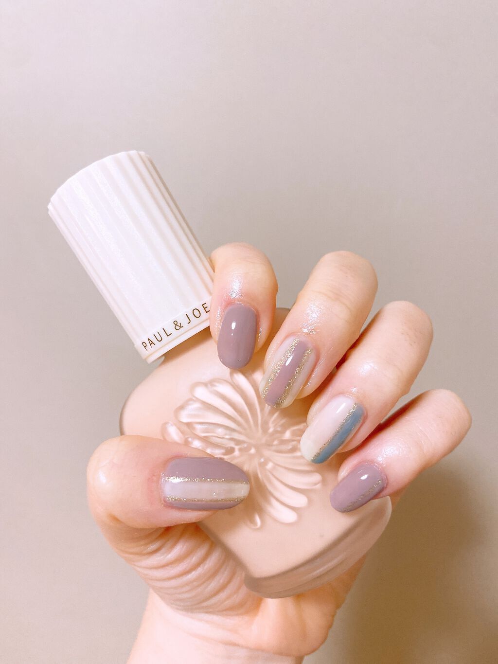 ネイリスト クイックスムージングベースのクチコミ「allプチプラでネイルしてみました💅
いい感じにできたと思うので良ければ参考にしてみてください.....」（3枚目）