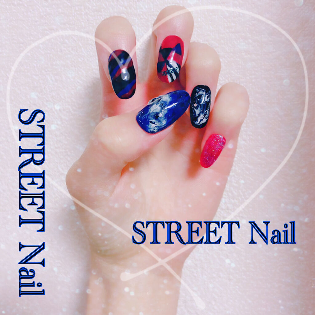 #モチーフネイル,#痛ネイル,#ネイル,#ジェルネイル,#セリアジェルネイルのネイルデザイン