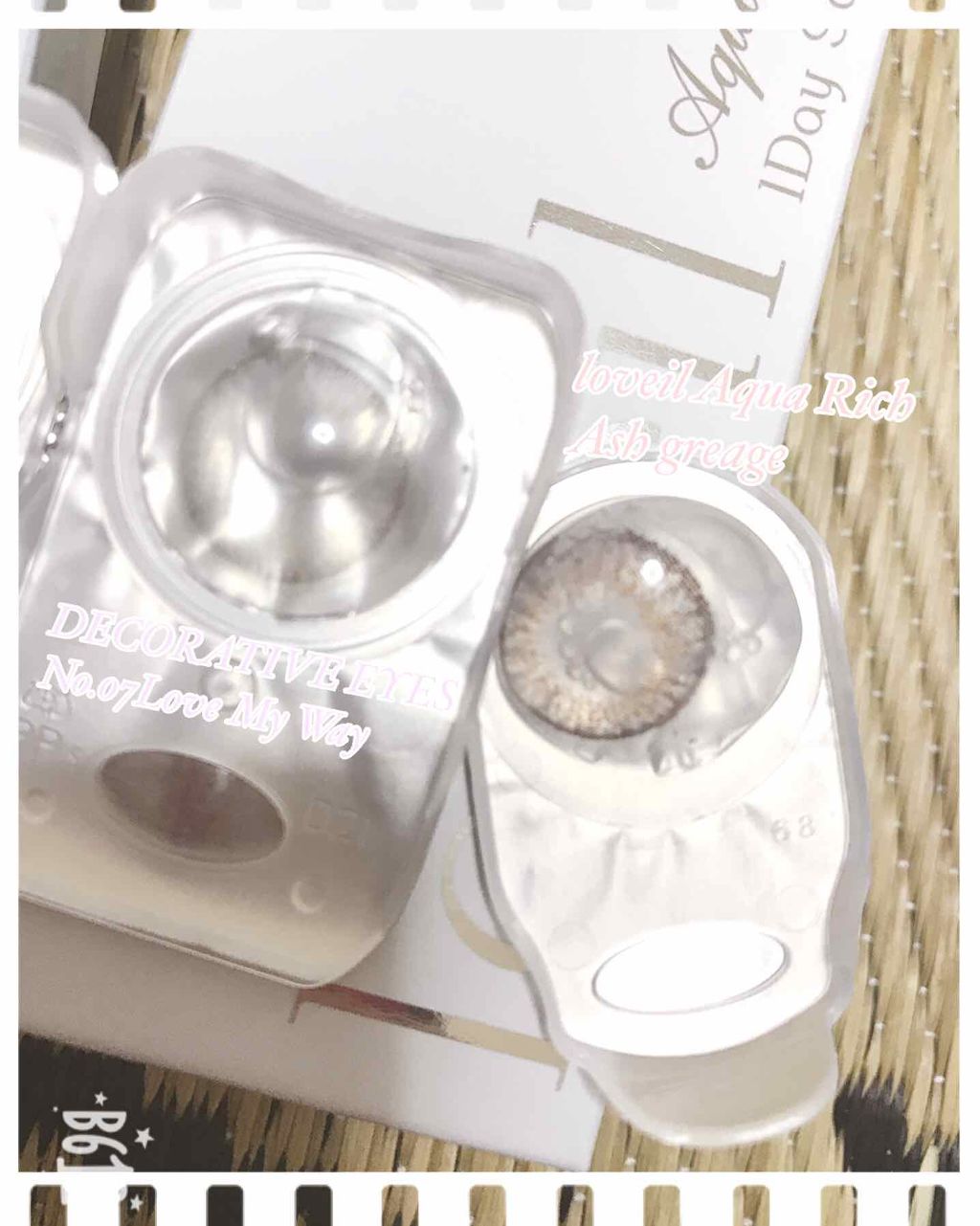 デコラティブアイズ UVモイスト/Decorative Eyes/カラーコンタクトレンズを使ったクチコミ（2枚目）