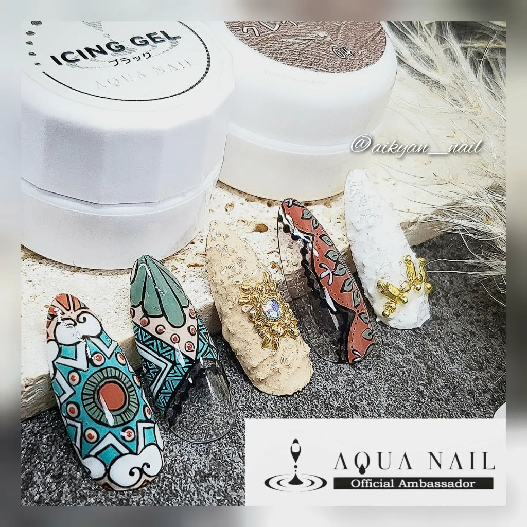 AQUA COLOR GEL/AQUA NAIL/ジェルネイルを使ったクチコミ（1枚目）