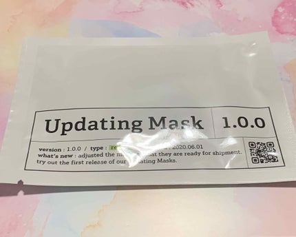 Updating Mask 1.0.0 5タイプセット 1セット5枚入り/meol/シートマスク・パックを使ったクチコミ(2枚目)