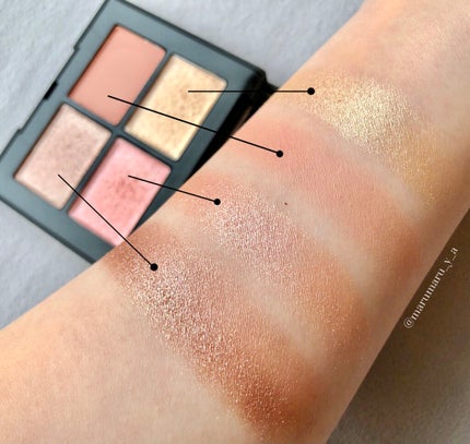 クワッドアイシャドー/NARS/アイシャドウパレットを使ったクチコミ(2枚目)