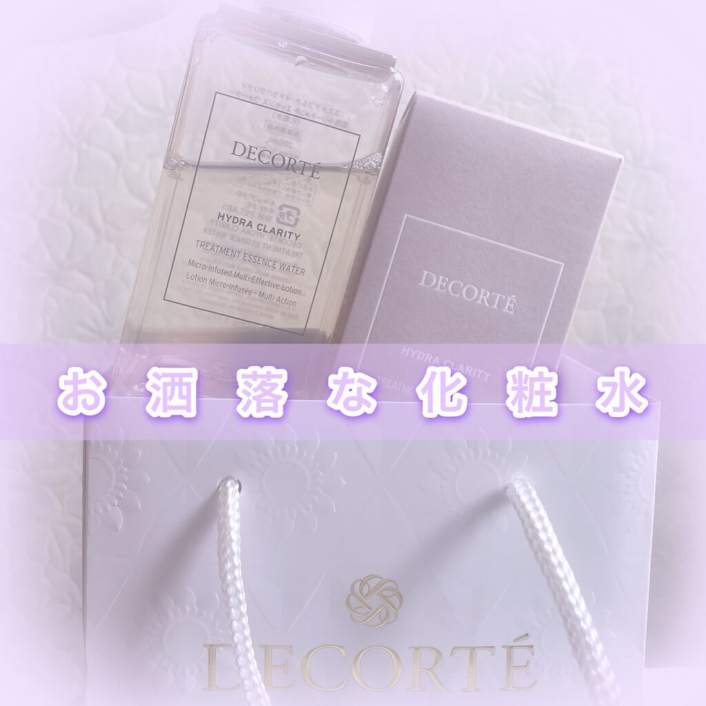 イドラクラリティ 薬用 トリートメント エッセンス ウォーター/DECORTÉ/化粧水を使ったクチコミ(1枚目)