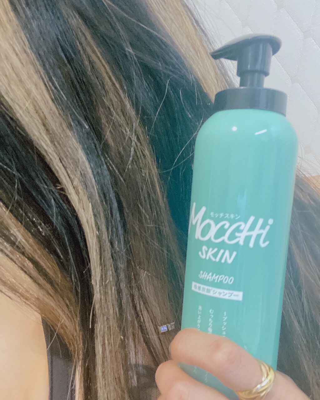 吸着スパークリングシャンプー /MoccHi SKIN/市販シャンプーを使ったクチコミ(5枚目)