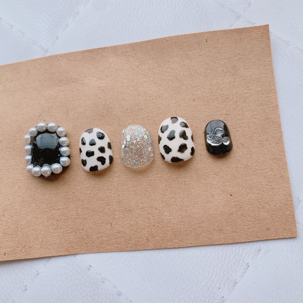 しずくネイルシール/キャンドゥ/ネイルシールを使ったクチコミ(2枚目)