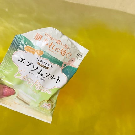 汗かきエステ気分 スペシャリテ エプソムソルト フローラルマリンの香り/マックス/無機塩系入浴剤を使ったクチコミ(5枚目)