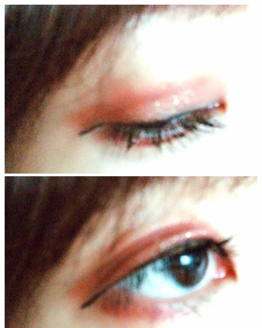 フィットジェルグリッター/KATE/ジェル・クリームアイシャドウを使ったクチコミ(3枚目)