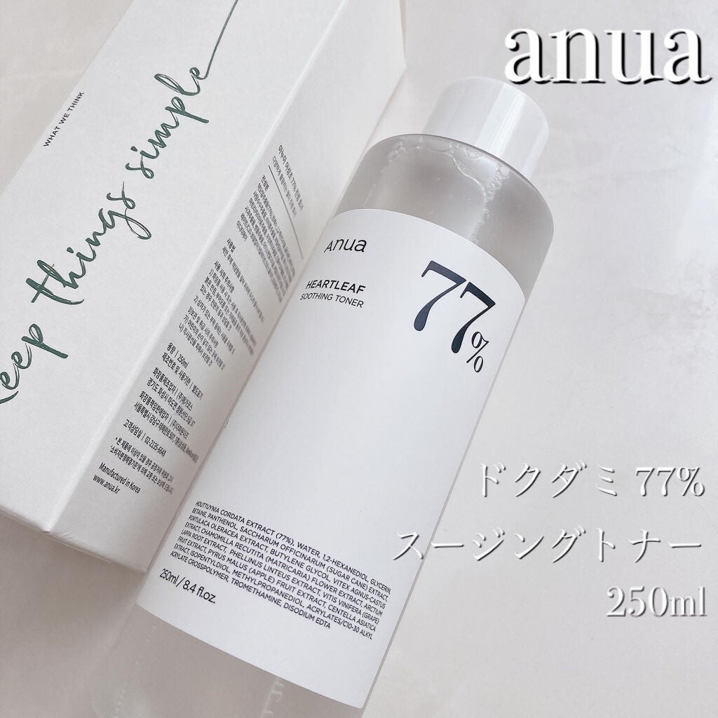 ドクダミ 77 スージングトナー/Anua/化粧水を使ったクチコミ(1枚目)