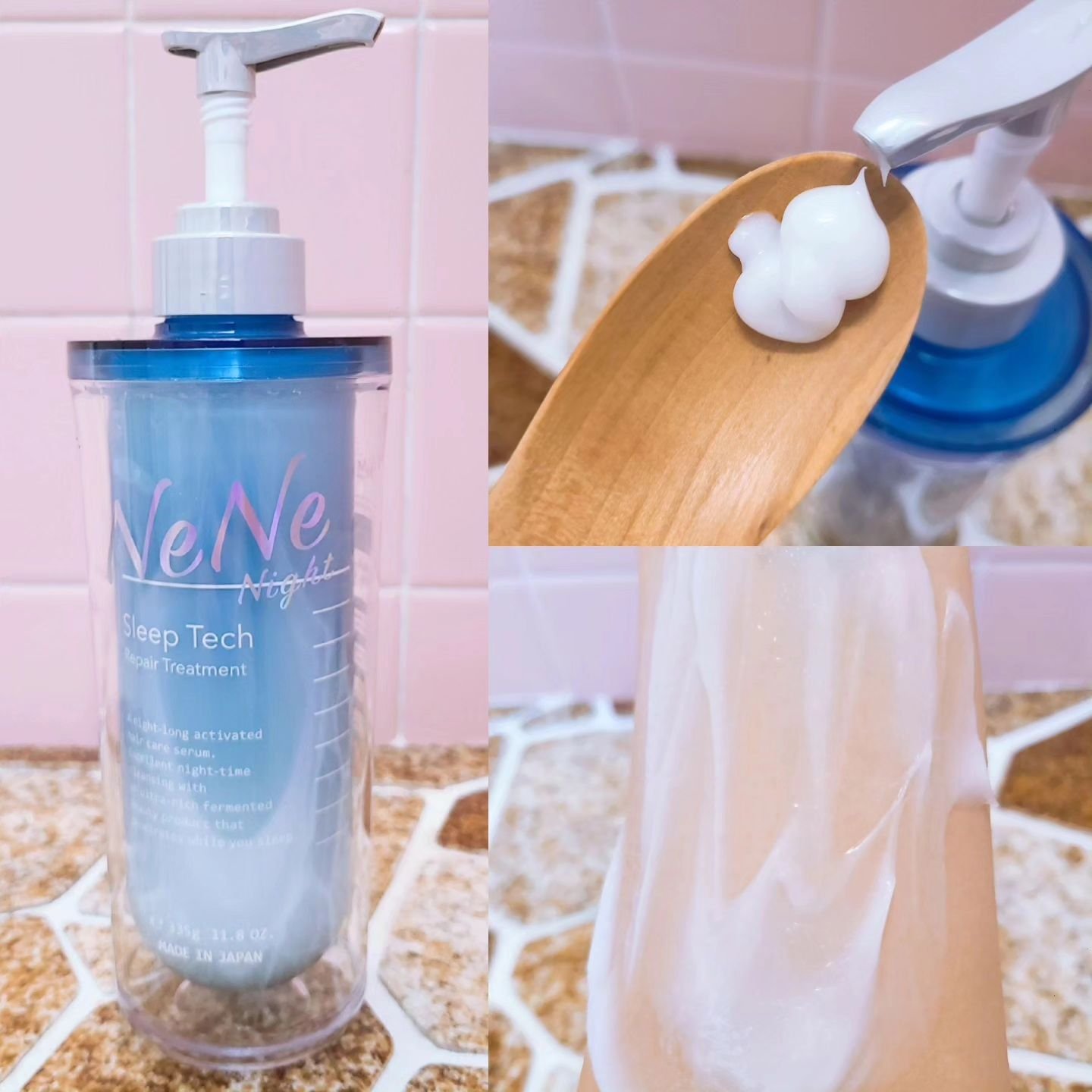 スリープテック リペア シャンプー／ヘアトリートメント/NeNe Night/市販シャンプーを使ったクチコミ（3枚目）