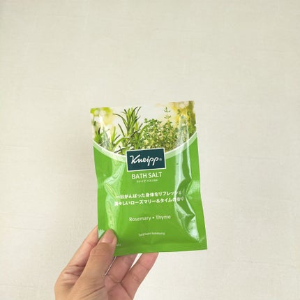 バスソルト ローズマリー&タイムの香り/クナイプ/無機塩系入浴剤を使ったクチコミ(1枚目)