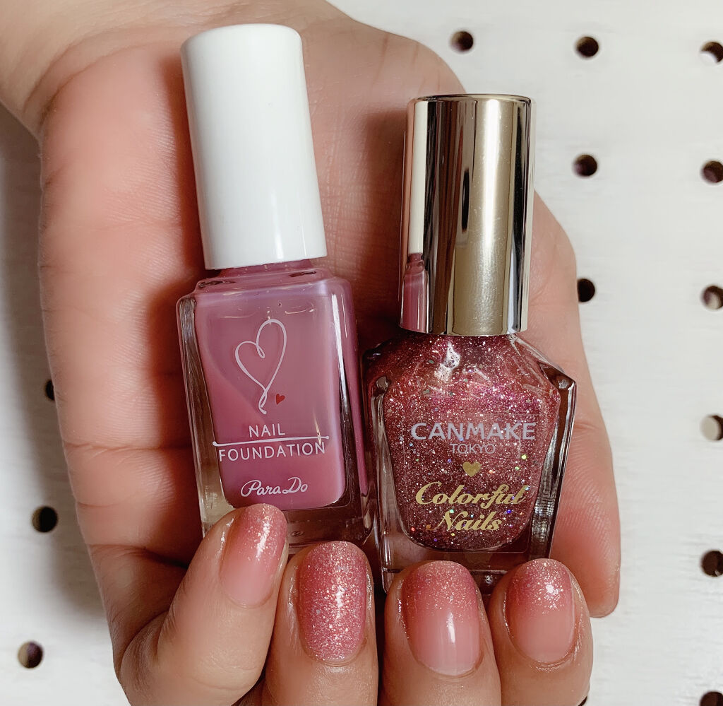 ネイルファンデーション/パラドゥ/マニキュアを使ったクチコミ（2枚目）