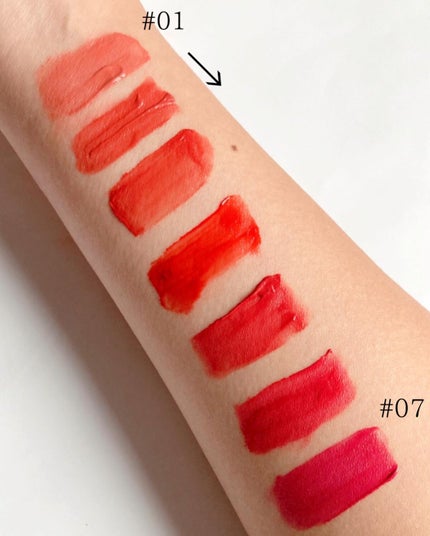 カラーキーリングベルベットティント/i’m meme/リップティントを使ったクチコミ(3枚目)