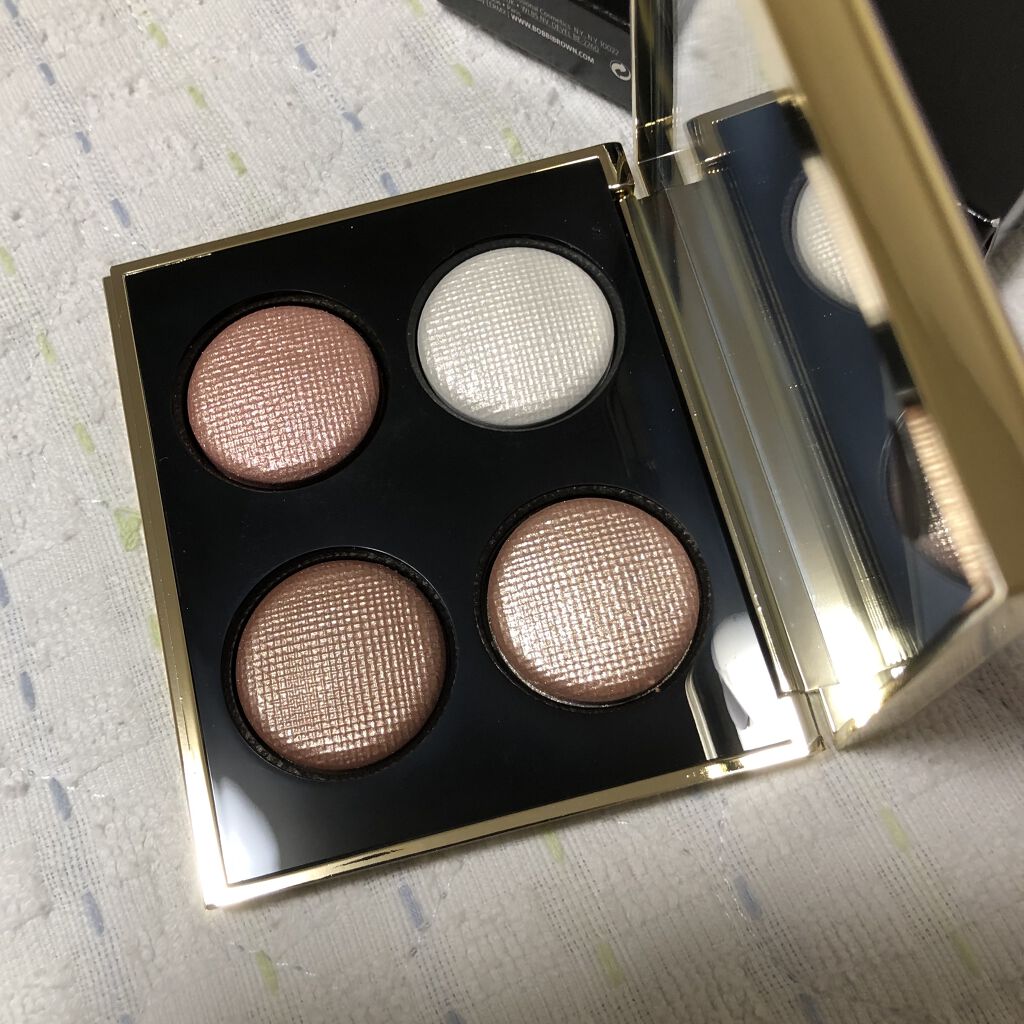 ピンク グロウ リュクス アイシャドウ パレット/BOBBI BROWN/アイシャドウパレットを使ったクチコミ（2枚目）