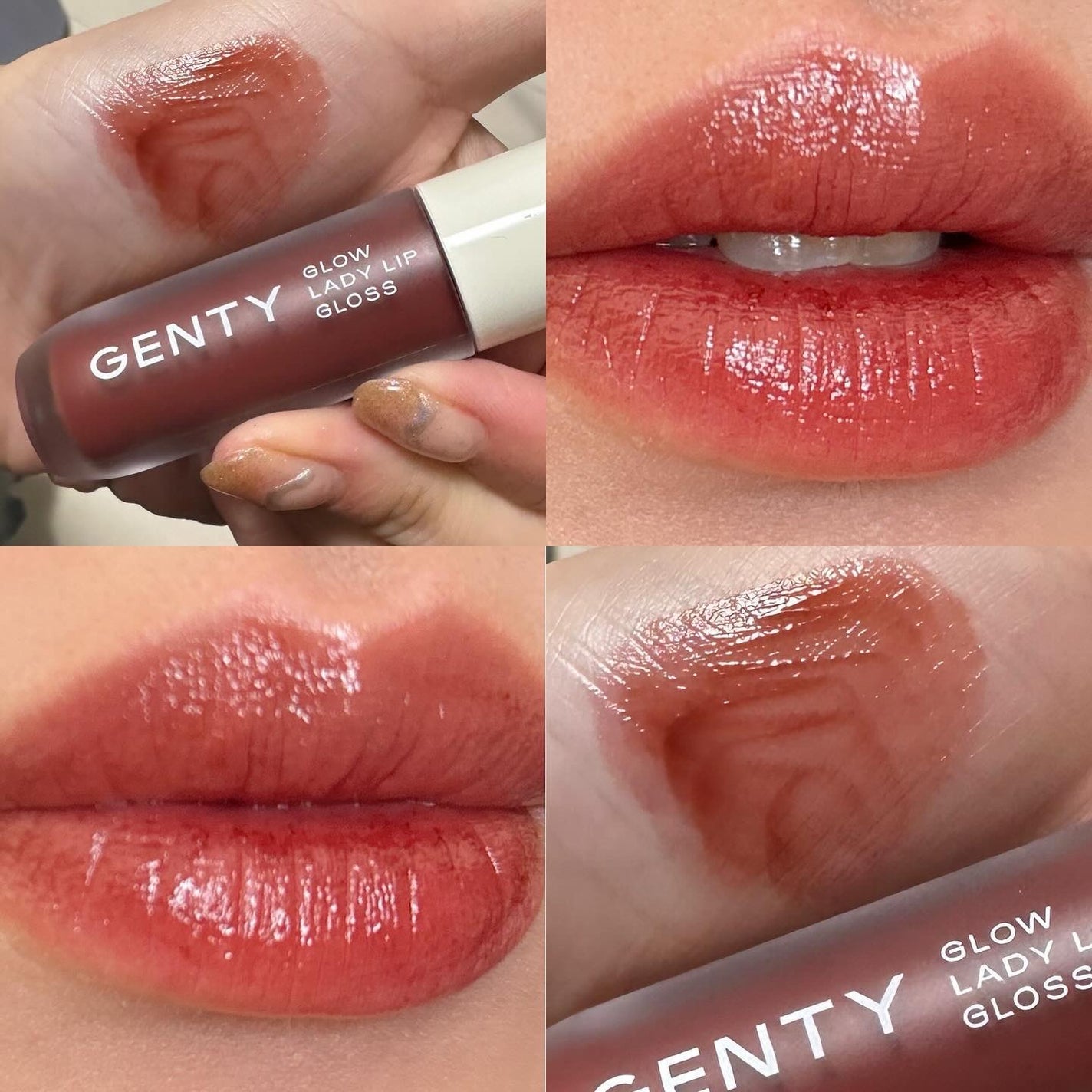 グロウ レディ リップ グロス/GENTY/リップグロスを使ったクチコミ(4枚目)