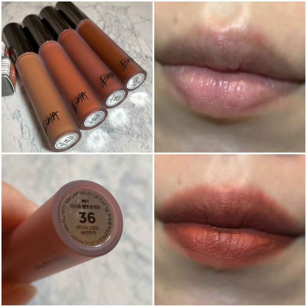 ラストベルベットティント/BBIA/リップティントを使ったクチコミ(1枚目)