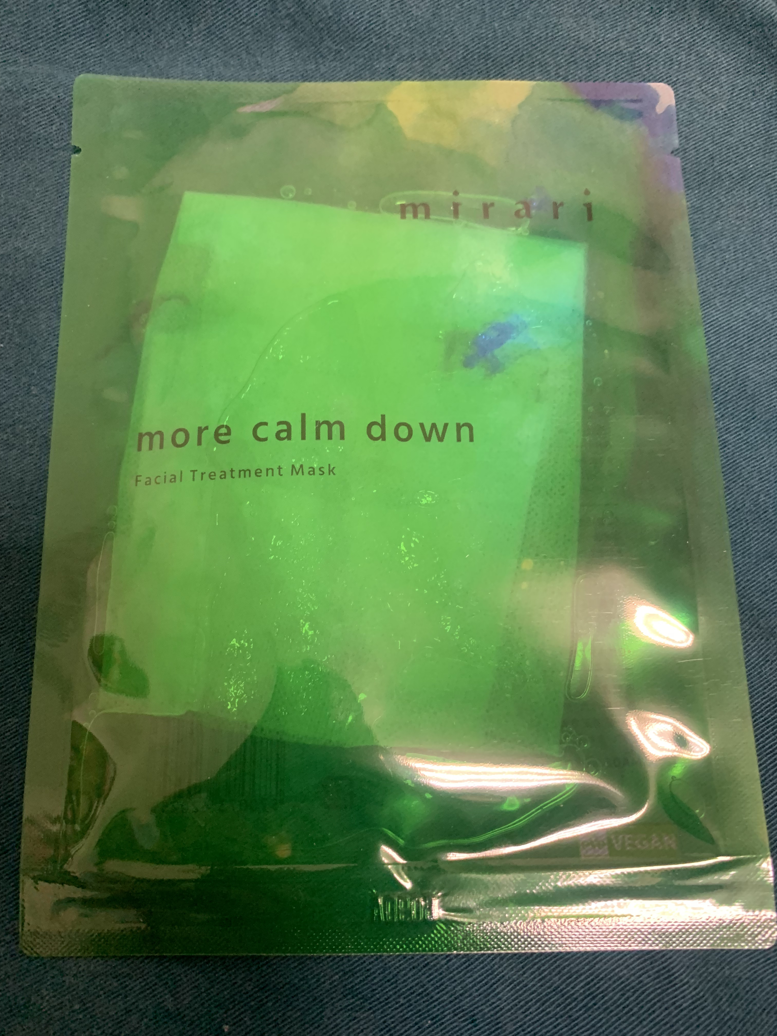more calm down フェイシャルトリートメントマスク/mirari/シートマスク・パックを使ったクチコミ（1枚目）