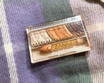トーンアップアイシャドウ/CEZANNE/アイシャドウパレットを使ったクチコミ(1枚目)
