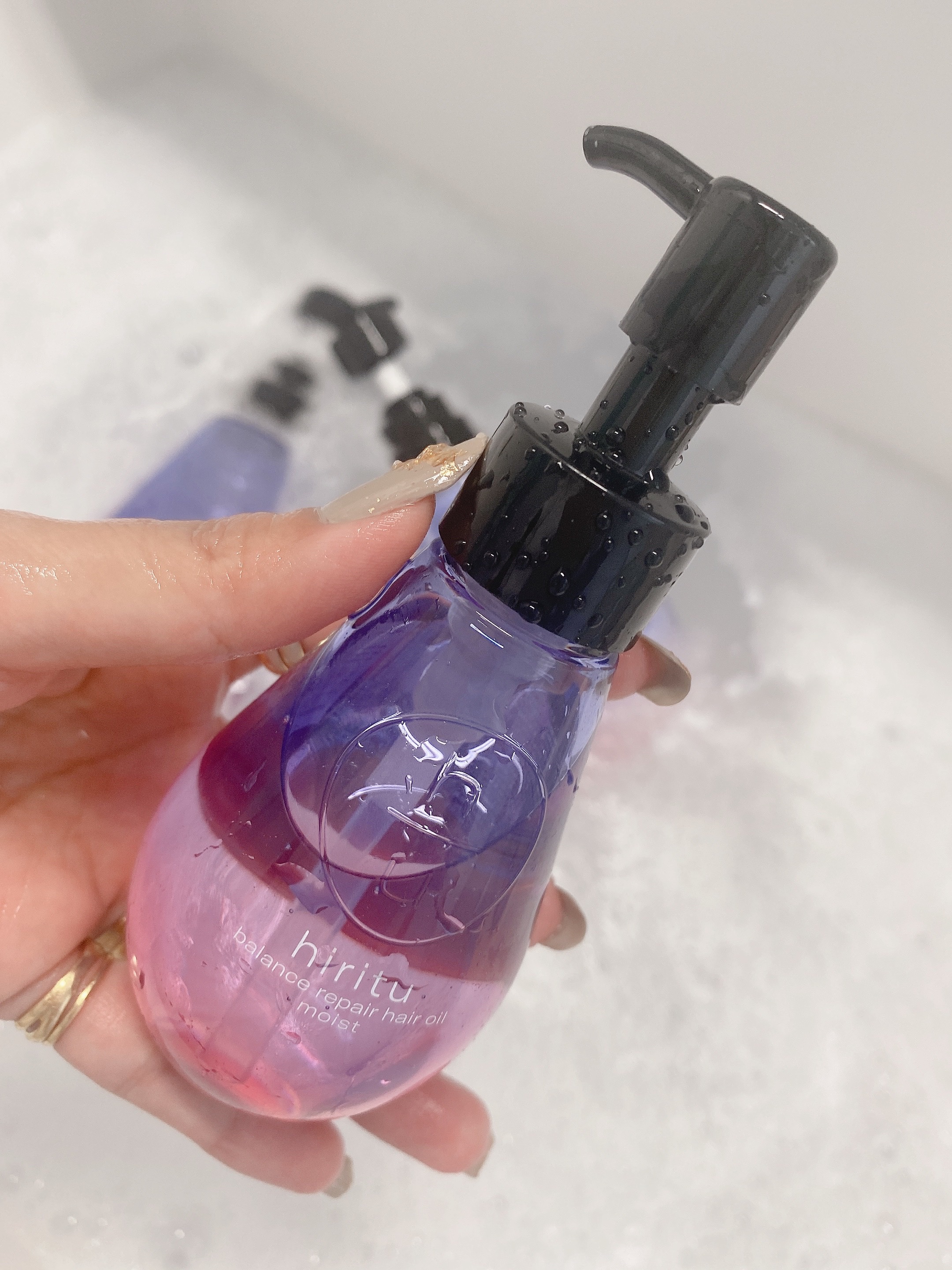 バランスリペアヘアオイル モイスト/hiritu/ヘアオイルを使ったクチコミ（1枚目）