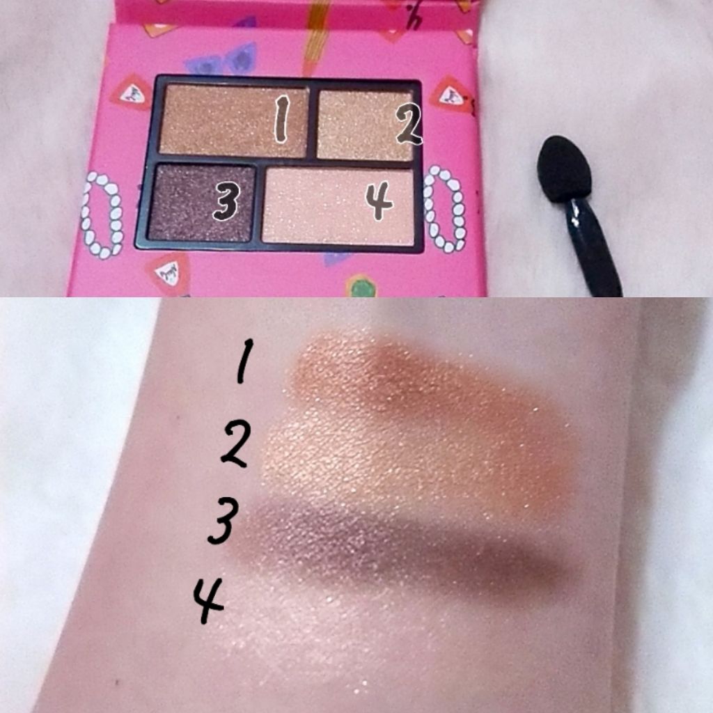 アイシャドウ/ELWAY/アイシャドウパレットを使ったクチコミ(3枚目)