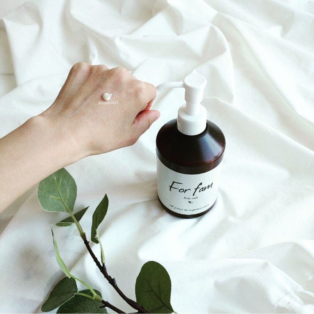 ボディミルク/For fam/ボディローションを使ったクチコミ（3枚目）