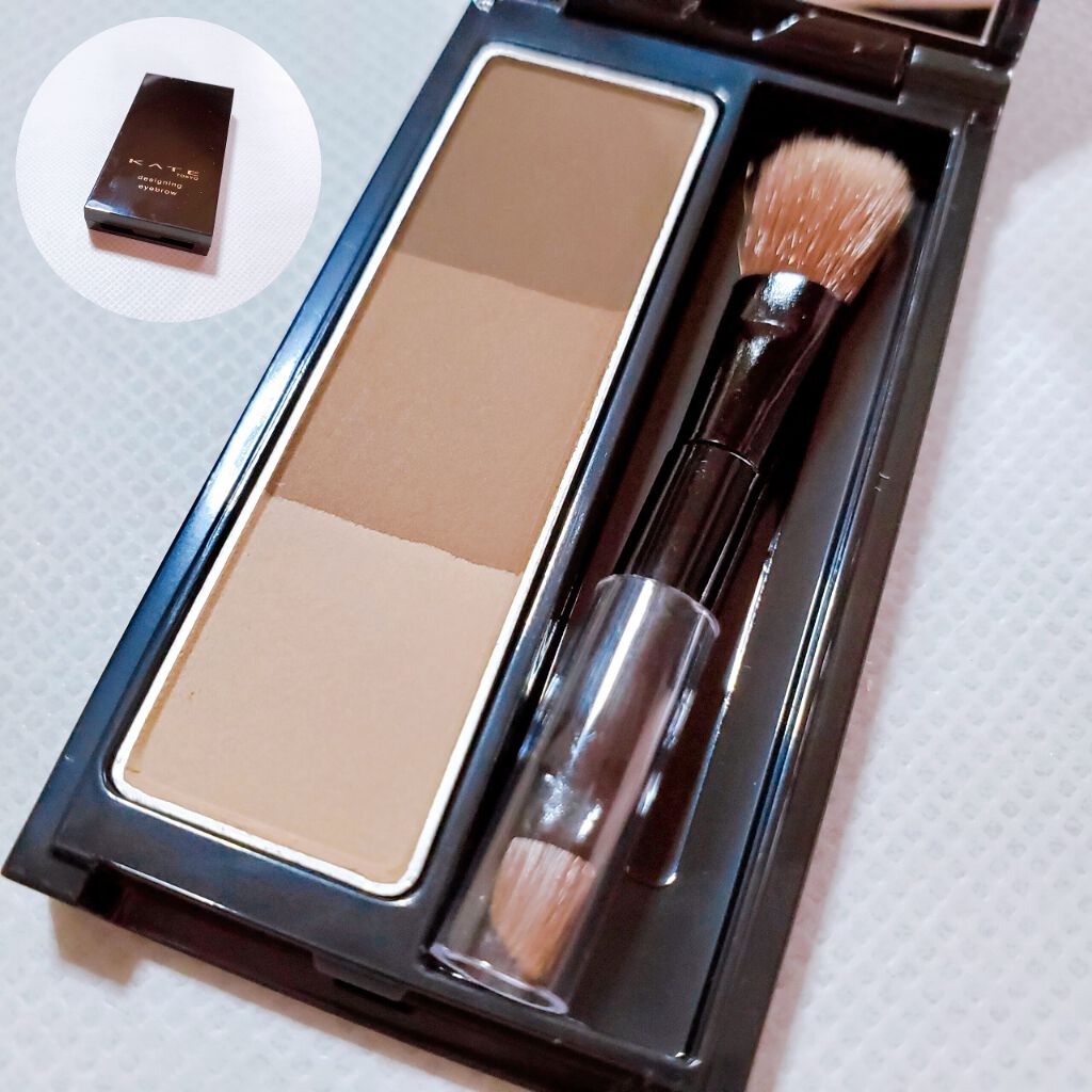 ケイト デザイニングアイブロウ3D/KATE/パウダーアイブロウを使ったクチコミ(1枚目)