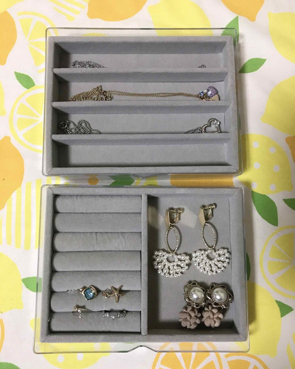 3段式クリアーケース/DAISO/その他化粧小物を使ったクチコミ（1枚目）