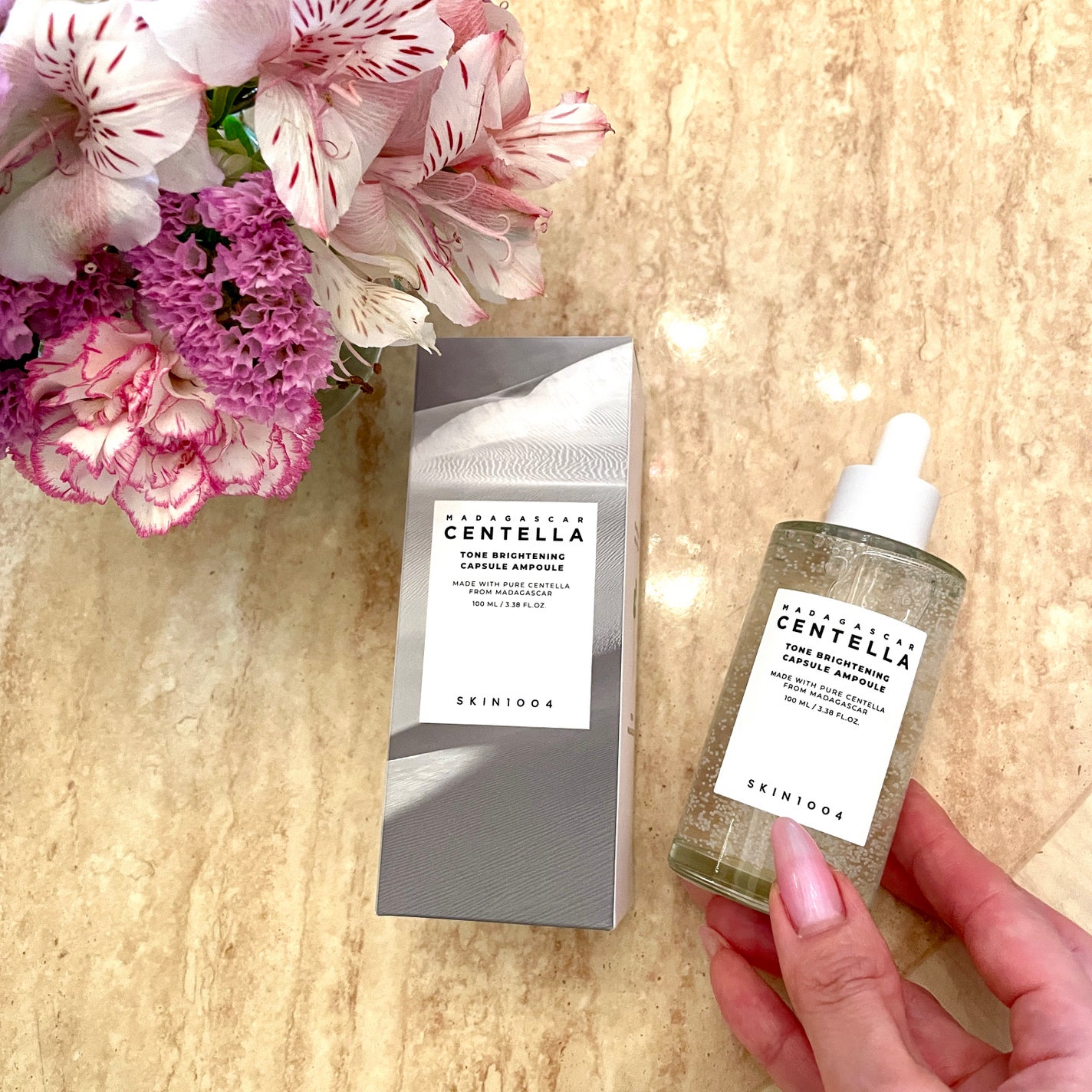 トーンブライトニング カプセルアンプル/SKIN1004/美容液を使ったクチコミ(1枚目)