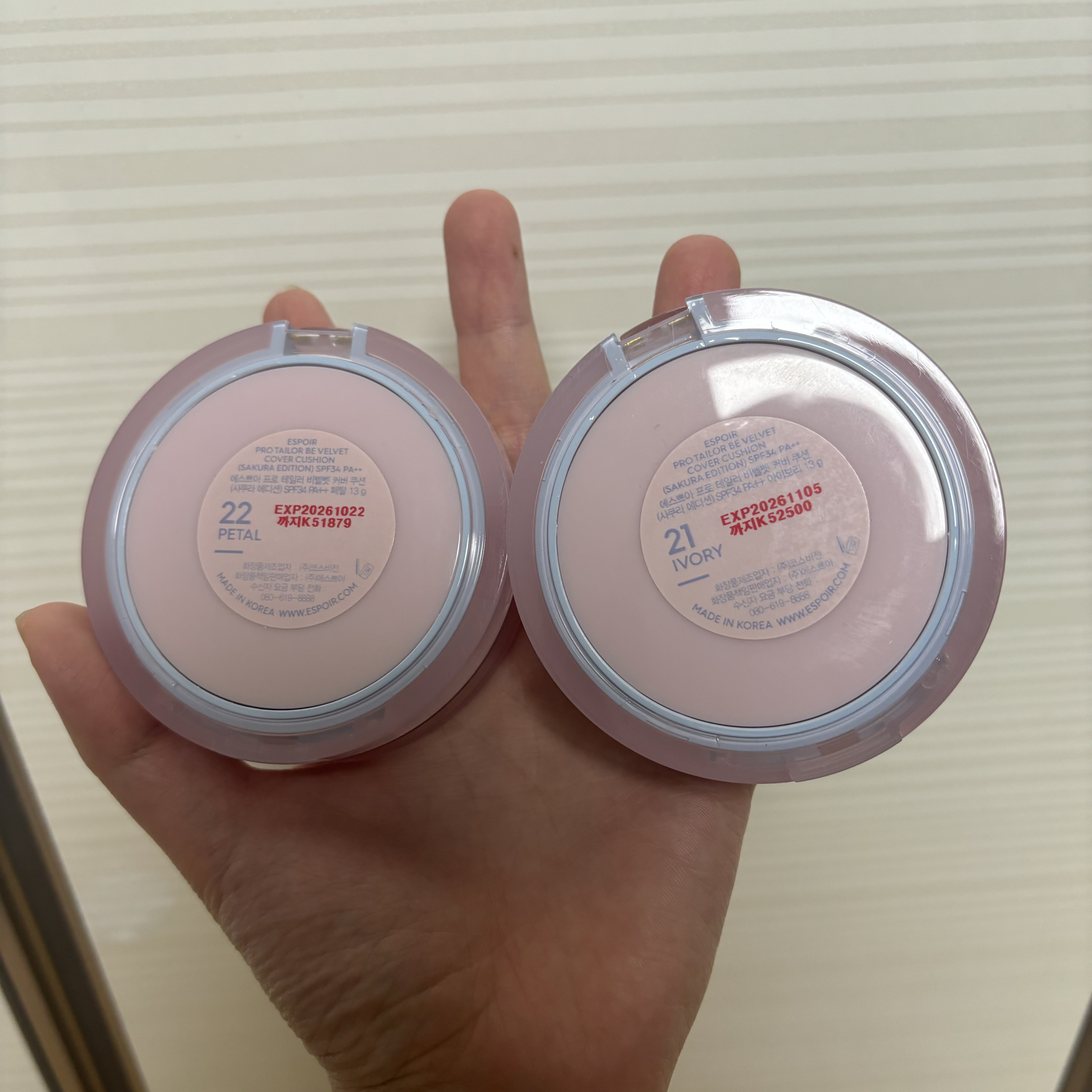 プロテーラービーベルベットカバークッション/espoir/クッションファンデーションを使ったクチコミ（2枚目）
