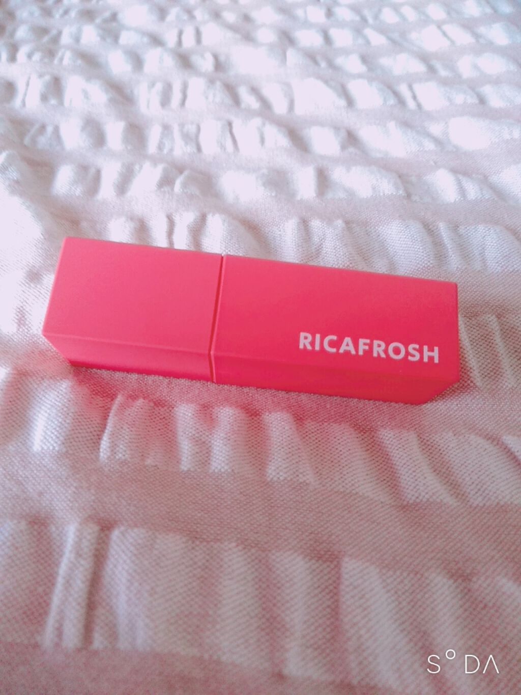 ジューシーリブティント 03 ミアローズ/RICAFROSH/リップティントを使ったクチコミ（2枚目）