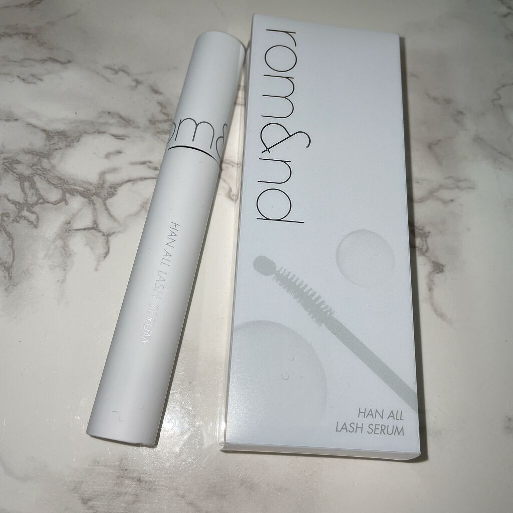 ハンオールラッシュセラム/rom&nd/まつげ美容液を使ったクチコミ（1枚目）