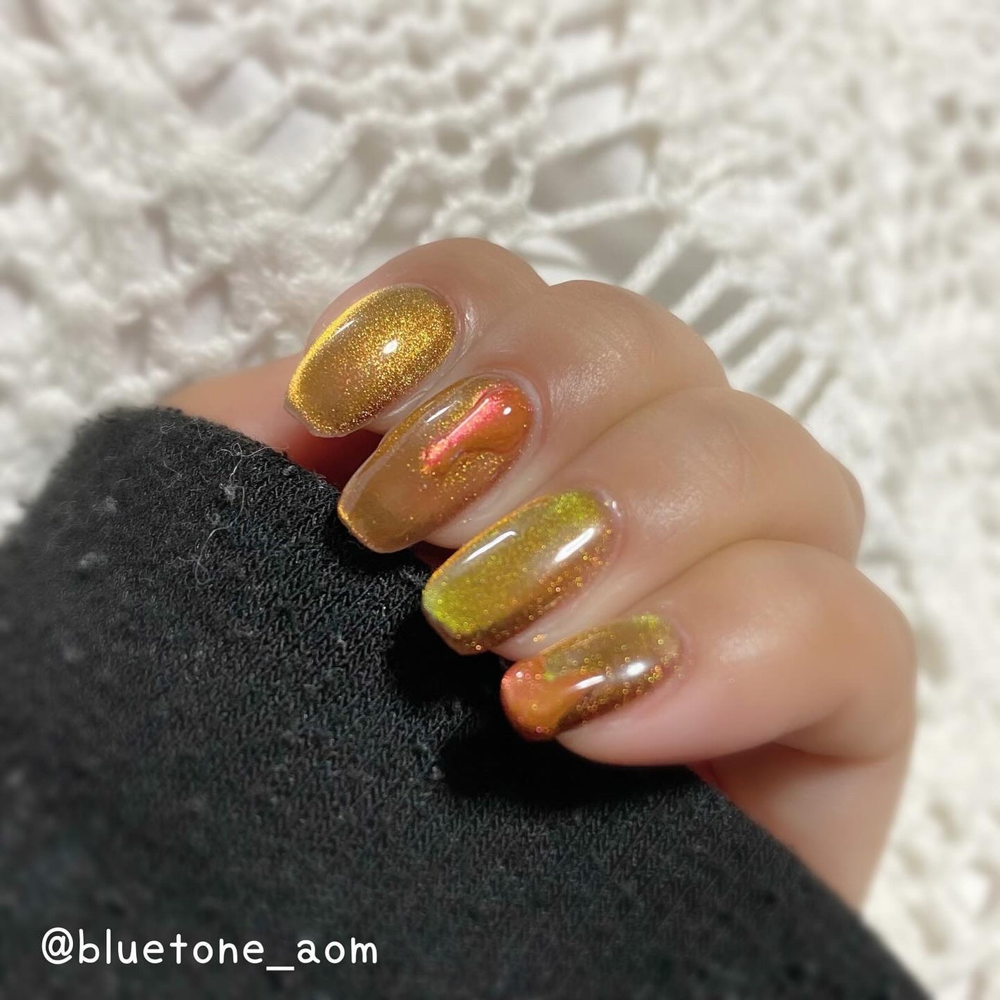 アニマルマグネットジェル/ネイル工房/ジェルネイルを使ったクチコミ(5枚目)