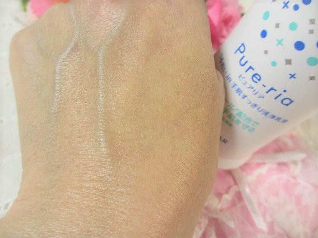 うるおいin手肌すっきり洗浄乳液/Pure-ria/ハンドクリームを使ったクチコミ(3枚目)