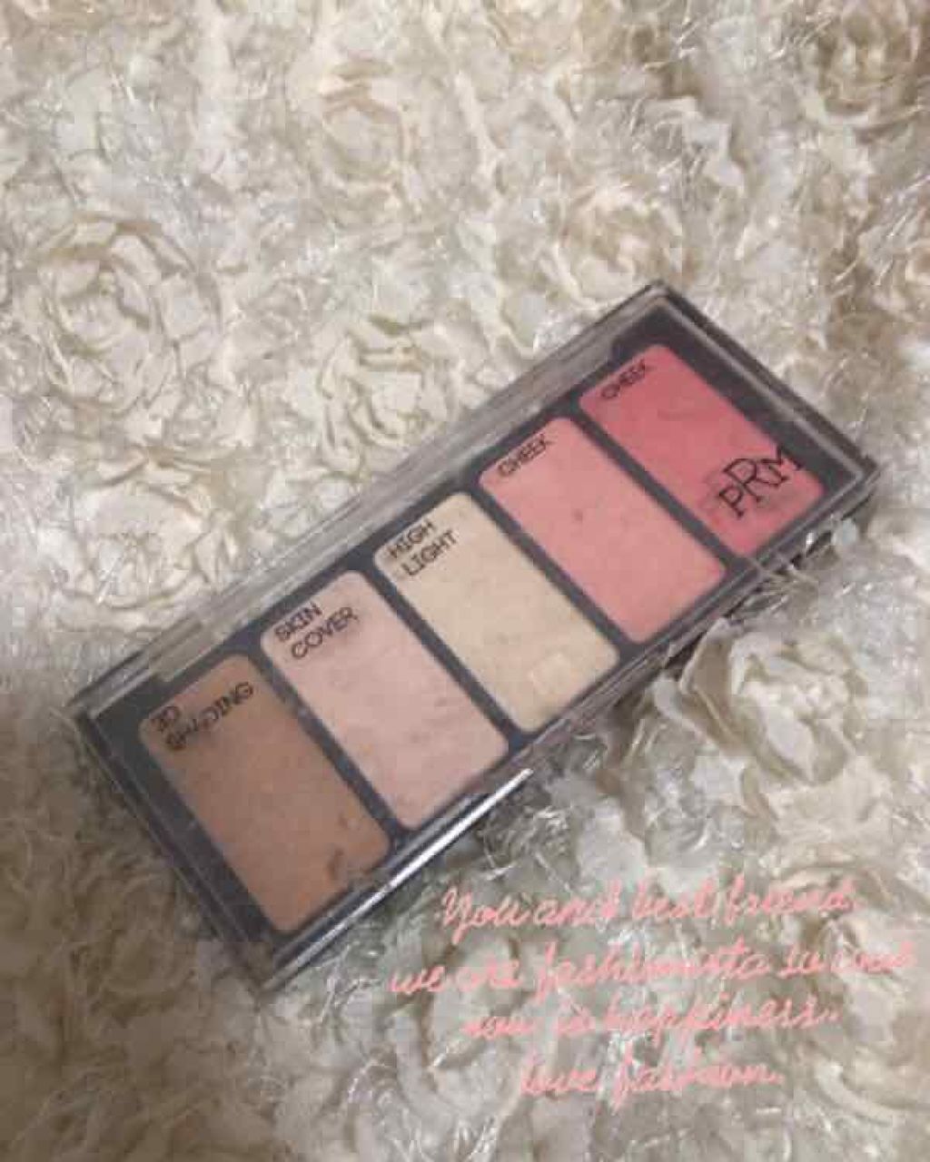 PRM3Dフェイスパレット/ビューティーワールド/パウダーチークを使ったクチコミ（2枚目）