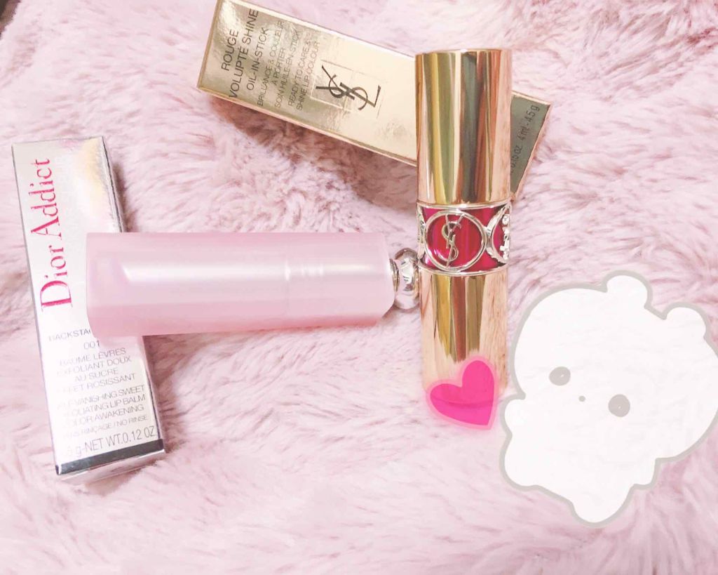 ルージュ ヴォリュプテ シャイン/YVES SAINT LAURENT BEAUTE/口紅を使ったクチコミ（1枚目）