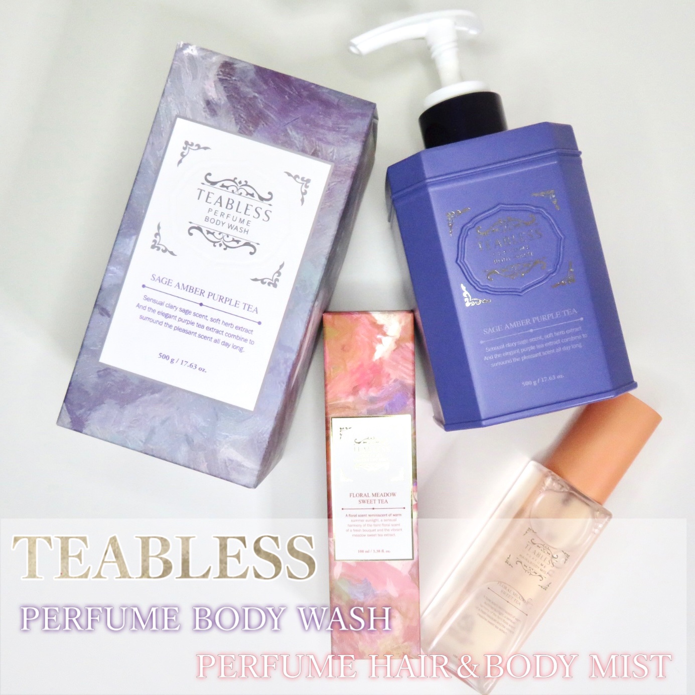 パヒュームヘア&ボディミスト フローラルメドウスウィートティー/TEABLESS/ヘアミストを使ったクチコミ（1枚目）