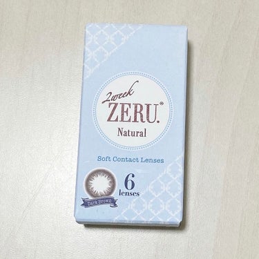 Monthhly ZERU. Natural/ZERU/カラーコンタクトレンズを使ったクチコミ（1枚目）