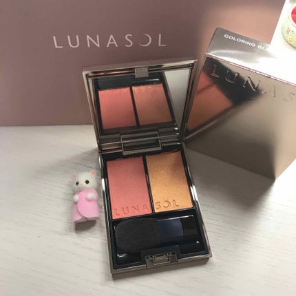 カラーリンググレイズ/LUNASOL/パウダーチークを使ったクチコミ(1枚目)