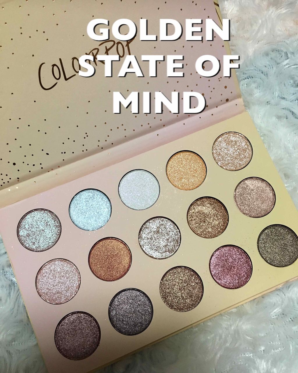 GOLDEN STATE OF MIND/ColourPop/アイシャドウパレットを使ったクチコミ(1枚目)