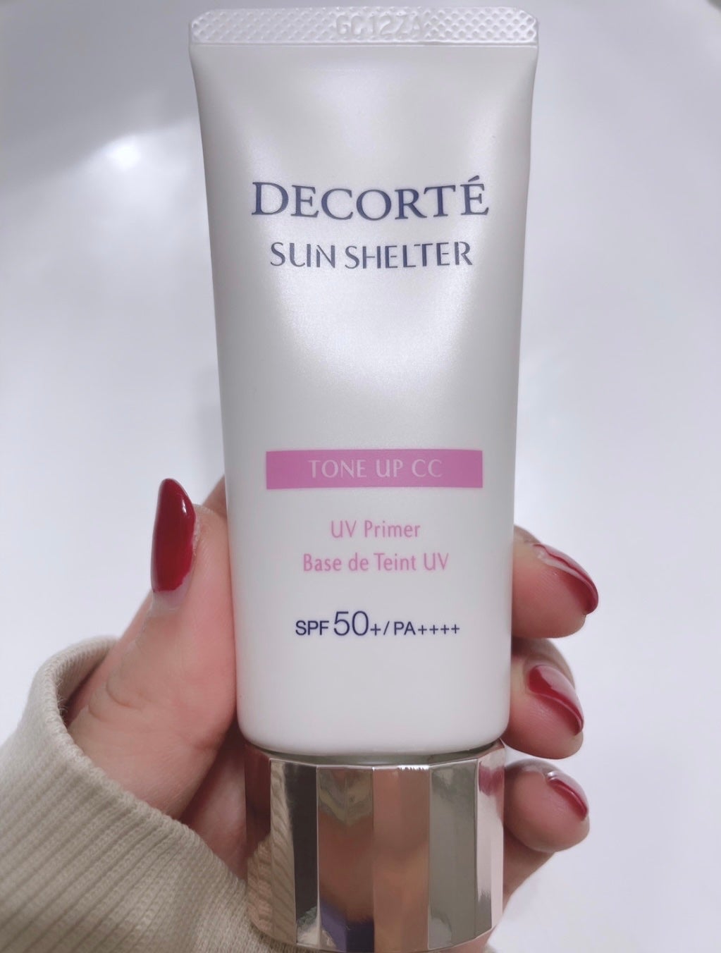 サンシェルター トーンアップCC/DECORTÉ/CCクリームを使ったクチコミ(1枚目)