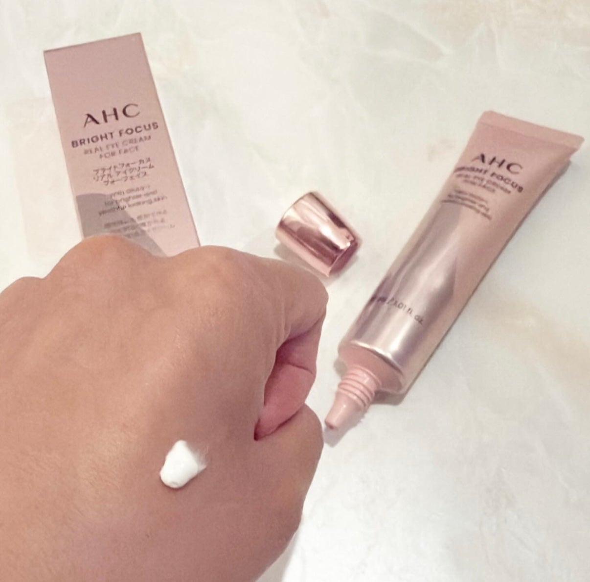 ブライト フォーカス リアル アイクリーム フォーフェイス/AHC/アイケア・アイクリームを使ったクチコミ(3枚目)