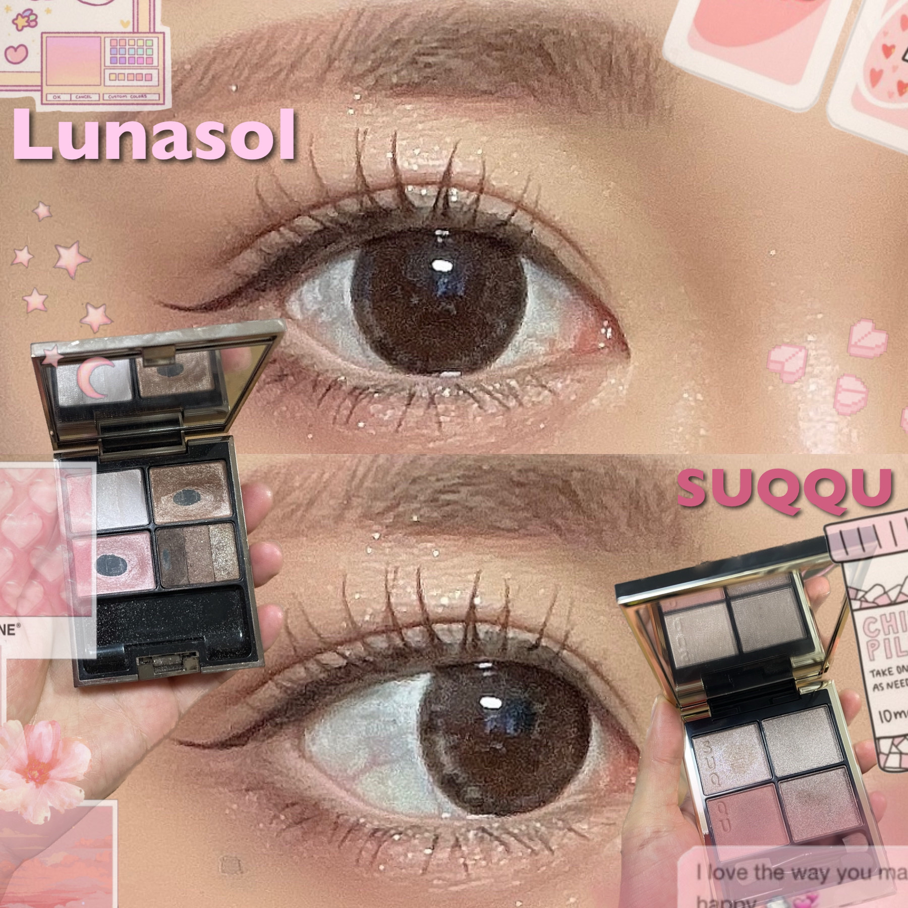スリーディメンショナルアイズ/LUNASOL/アイシャドウパレットを使ったクチコミ（1枚目）