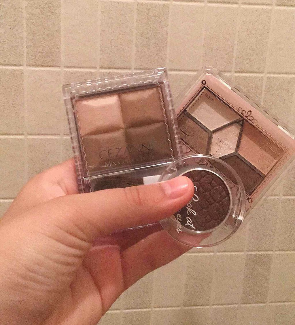 ミックスカラーチーク/CEZANNE/パウダーチークを使ったクチコミ（3枚目）